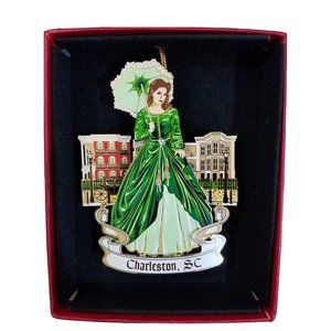 Charleston SC Southern Belle Ornament Brass Nations Treasures Christmas